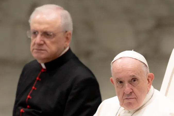 Papa Francesco durante una udienza | Daniel Ibanez / ACI Group