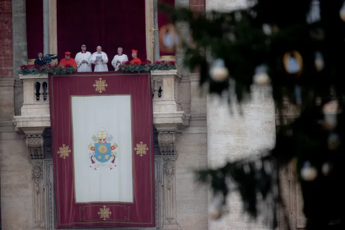 Papa Francesco, Urbi et Orbi Natale 2021 | Papa Francesco durante l'Urbi et Orbi di Natale 2021 | Daniel Ibanez / ACI Group