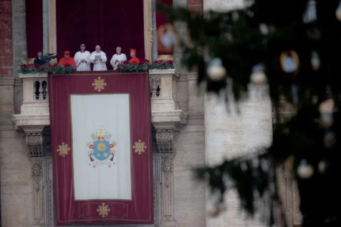 Papa Francesco durante l'Urbi et Orbi di Natale 2021 | Daniel Ibanez / ACI Group