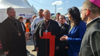 Il cardinale Sandri in Romania, fino al confine con l’Ucraina
