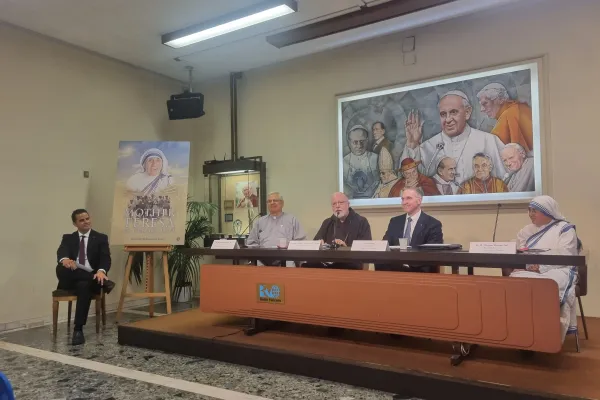 La presentazione del film "Madre Teresa. No greater love" nella Sala Marconi di Radio Vaticana, 31 agosto 2022 / AG / ACI Group