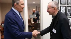 L'incontro tra il Cardinale Parolin e Lavrov a New York / Twitter MOFA Federazione Russa