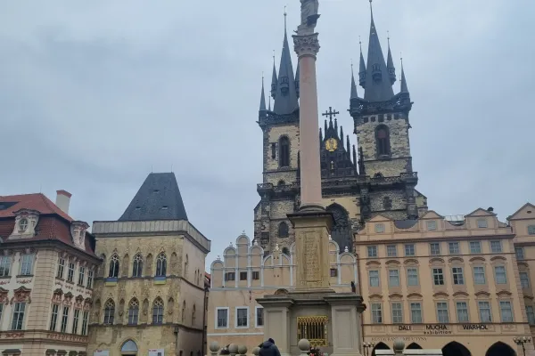 La colonna mariana di Praga, in piazza della Città Vecchia / AG / ACI Group
