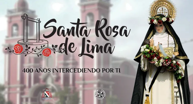 Giubileo di Santa Rosa | Il logo del Giubileo per i 400 anni dalla morte di Santa Rosa | Arciepiscopato di Lima