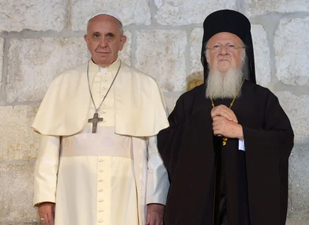 Papa Francesco e il Patriarca Bartolomeo  |  | custodia.org
