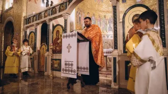 Nella Basilica di Santa Sofia a Roma si prega e si organizzano gli aiuti per l' Ucraina