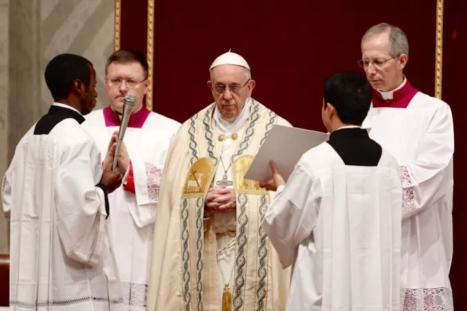 Il Papa guida i Vespri della Solennità della Madre di Dio  |  | Daniel Ibanez/ CNA