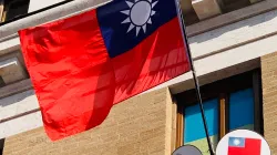 La bandiera di Taiwan sulla sede dell'ambasciata di Taiwan presso la Santa Sede / Facebook / Ambasciata di Taiwan presso la Santa Sede