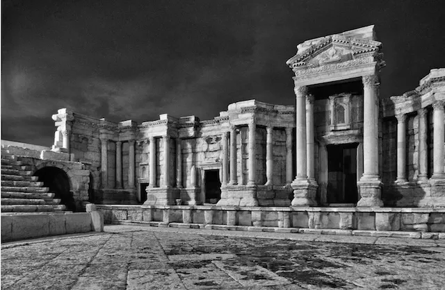 Palmira  il teatro: orchestra ed edificio scenico |  | 
Fondazione Aquileia
© Elio Ciol