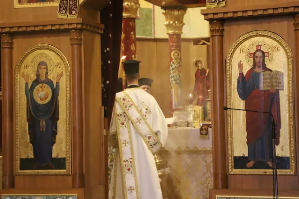 un momento della Divina Liturgia durante l'incontro dei vescovi dell'Est Europa di Rito Bizantino, Lungro, 14 - 17 giugno 2018 / CCEE 