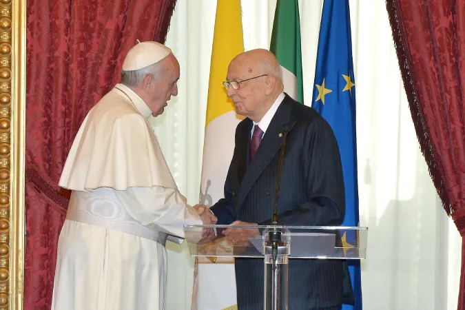  | Papa Francesco e Giorgio Napolitano - Presidenza della Repubblica Italiana