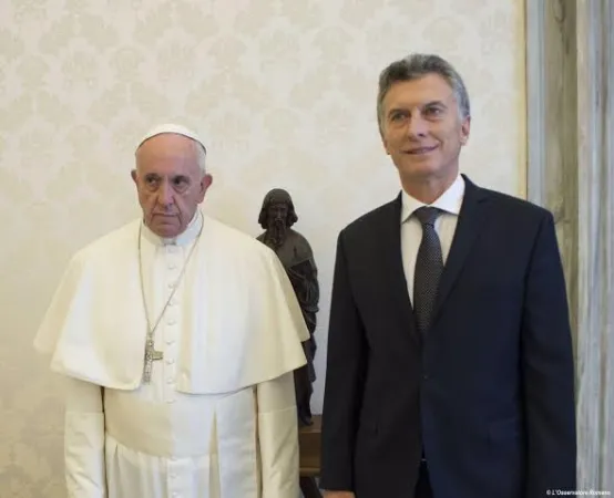 Il Papa e Mauricio Macrì |  | L'Osservatore Romano