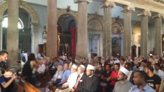 Santa Maria in Trastevere: cattolici e musulmani insieme, per la pace 