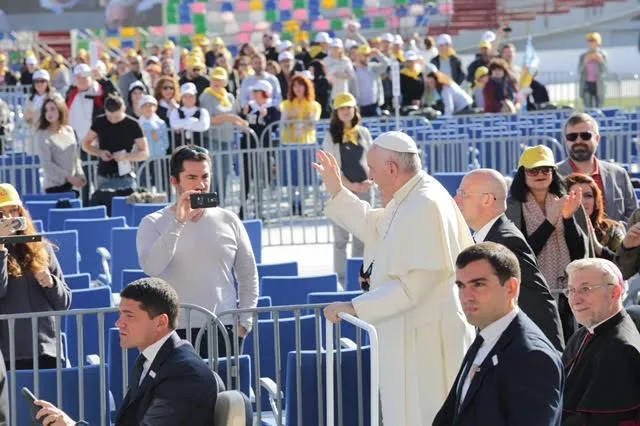 Il Papa presiede la Messa a Tbilisi |  | Alan Holdren CNA