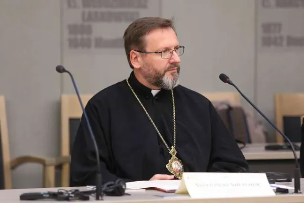 L'arcivescovo maggiore Sviatoslav Shevchuk, padre e capo della Chiesa Greco Cattolica Ucraina / Archivio ACI Stampa