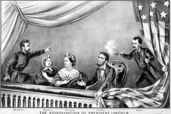 Lithograph depicting the assassination. MPI/Archive Photos/Getty Images