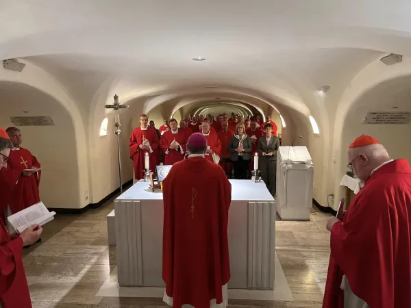 Ad limina vescovi tedeschi | La Messa dei vescovi tedeschi in ad limina a Roma, 14 novembre 2022 | Facebook vescovo Stephan Oster