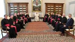 I vescovi belgi in visita ad limina durante l'incontro con Papa Francesco, 25 novembre 2022 / Vatican Media / ACI Group