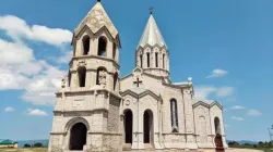 La Chiesa di Cristo Salvatore a Shushi prima del bombardamento durante il conflitto / Wikimedia Commons