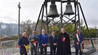 Norcia: il restauro della campane di S. Maria Argentea dopo il terremoto