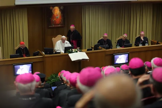 Il Papa apre i lavori della 69/ma Assemblea Generale della CEI |  | Daniel Ibanez CNA
