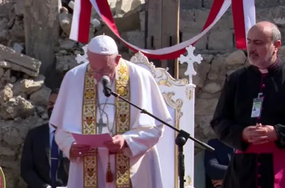Papa Francesco a Mosul |  | Vatican Media 