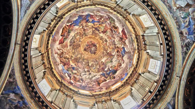 La cupola della Cappella di San Gennaro nel Duomo di Napoli  |  | pd