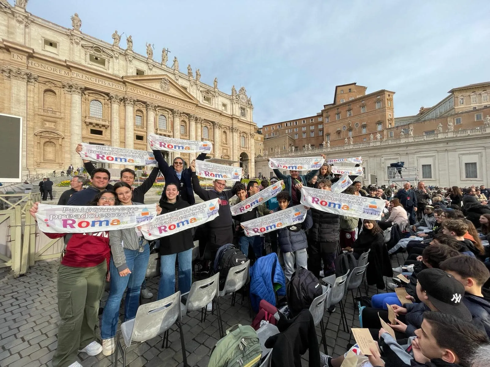 Ragazzi degli oratori milanesi a Roma