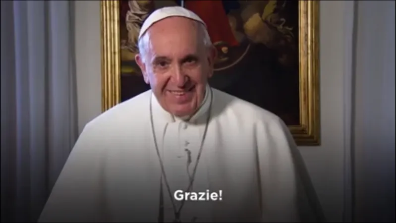 Parte del videomessaggio del Papa |  | FB