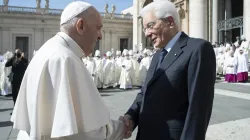 Papa Francesco e Sergio Mattarella - Credit Quirinale