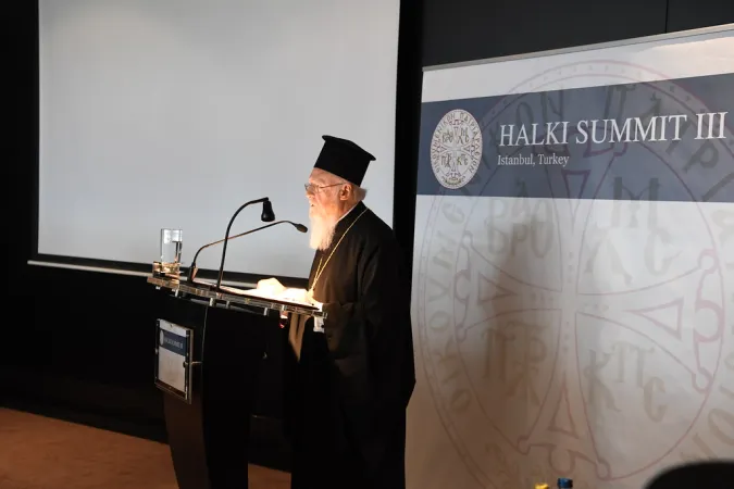 Il Patriarca Bartolomeo al III Summit di Halki  |  | Patriarcato di Costantinopoli  Courtesy of N. Manginas
