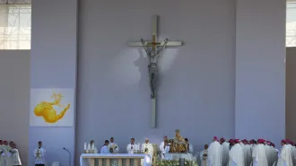 Il Papa a Šaštin: “In Maria c’è il cammino, la profezia, la compassione”
