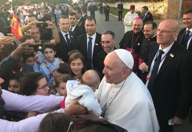 Il Papa in Nunziatura in Marocco  |  | Vatican Media / ACI Group