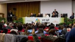 Papa Francesco durante il pre-sinodo dei giovani / Daniel Ibanez / ACI Group