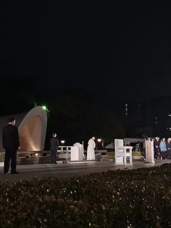 Papa Francesco a Hiroshima incontra le vittime della bomba atomica |  | Pool Press 