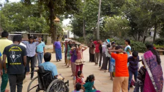In India con Don Orione per assistere i disabili mentali 