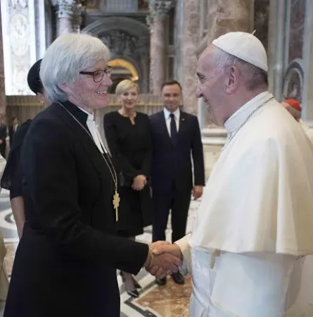 Ante Jackelen saluta il Papa |  | Osservatore Romano 