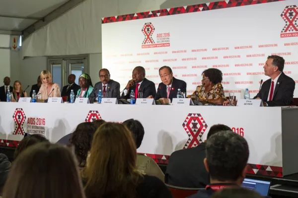 Un momento della Conferenza Internazionale sull'AIDS che si è tenuta a Durban dal 18 al 22 luglio / UN
