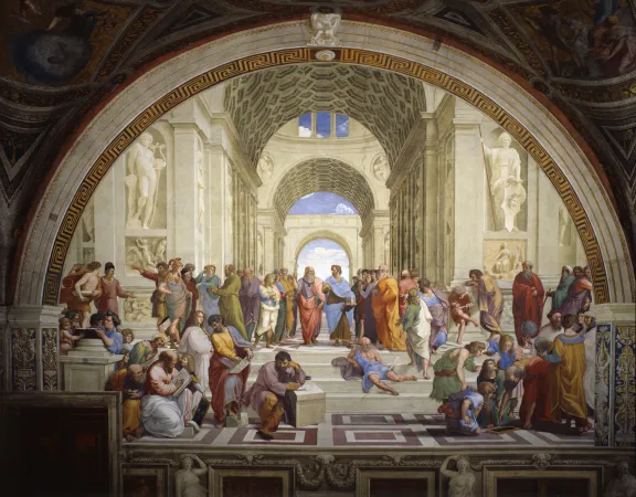 Stanza della Segnatura, Scuola di Atene |  | Foto Musei Vaticani, Governatorato SCV