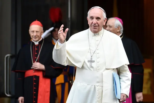 Papa Francesco e il Cardinale Bagnasco, Arcivescovo di Genova |  | CEI