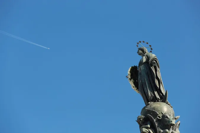 La statua dell'Immacolata di Piazza di Spagna | Daniel Ibanez / ACI Group