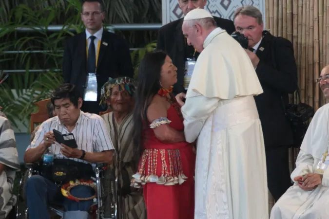 Il Papa parla ai popoli dell' Amazzonia |  | Aci Group/ Edoardo Berdejo