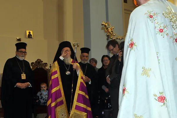 Il Patriarca Bartolomeo durante la visita al Seminario di Molfetta, 6 dicembre 2016 / Diocesi di Bari-Bitonto
