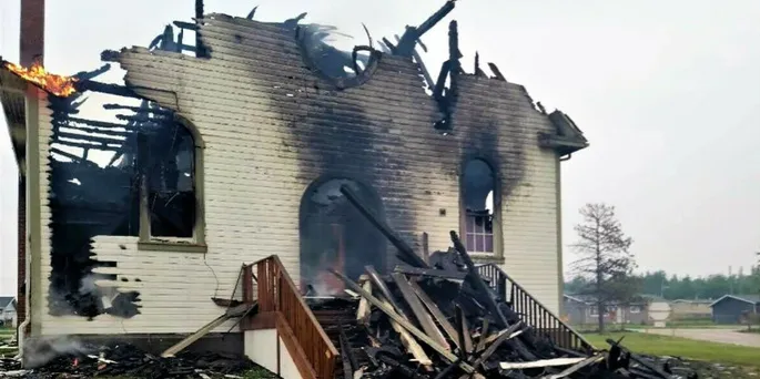 Chiesa bruciata in Canada | PD
