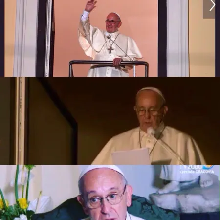 Prima sera di GMG 2016 per Papa Francesco | Alcuni momenti della serata di Papa Francesco, la prima sera di GMG | Episkopat News / TV 2000
