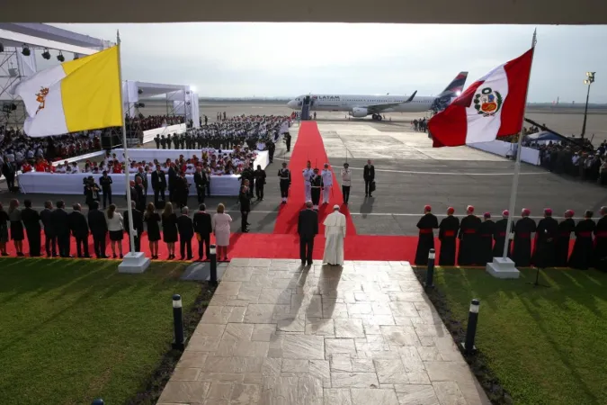 Il Papa è arrivato a Lima |  | Agencia Andina