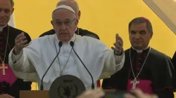 Papa Francesco saluta i dipendenti e i famigliari del PAM, 13 giugno 2016 / CTV