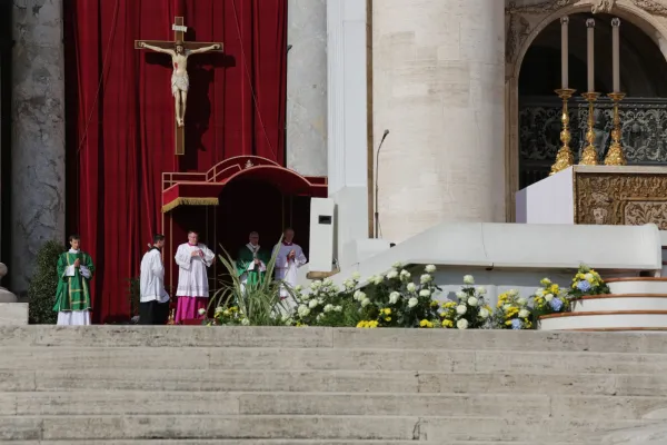 Papa Francesco durante la celebrazione conclusiva del Giubileo Mariano, 9 ottobre 2016 / Daniel Ibanez / ACI Group