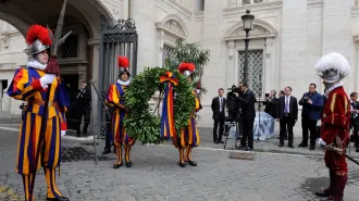 Il coronavirus non ferma la commemorazione dei caduti della Guardia Svizzera Pontificia