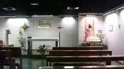 La cappella di Santa Maria degli Angeli all' aeroporto di Fiumicino  / @cc